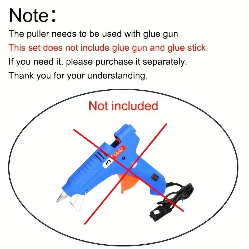 Car Dent Repair Tool for Non-Metal Repair, Short T-Puller for Dent Pulling